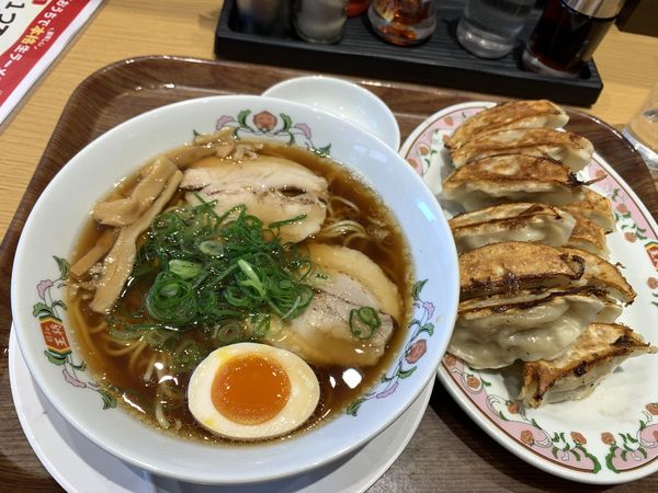「醤油ラーメン」@餃子の王将 ヤオコー東松山店の写真
