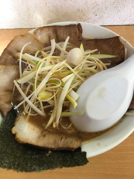「ネギチャーシュー(味噌) 1,100円」@らぁめん廣の写真