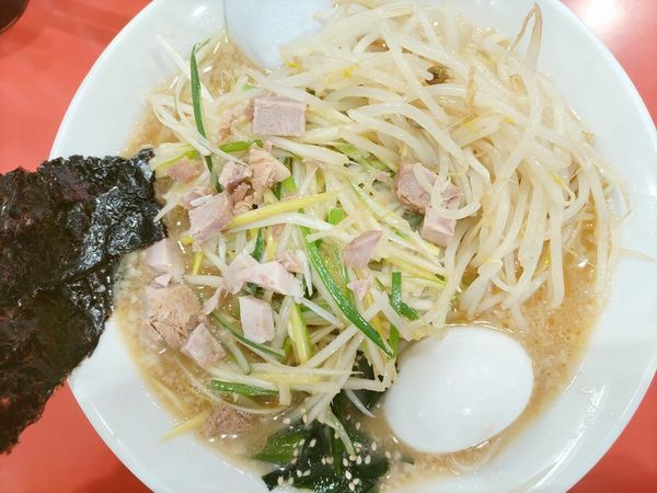 「味噌ネギラーメン＋ネギW＋玉子」@ラーメン かいざん 新小岩店の写真