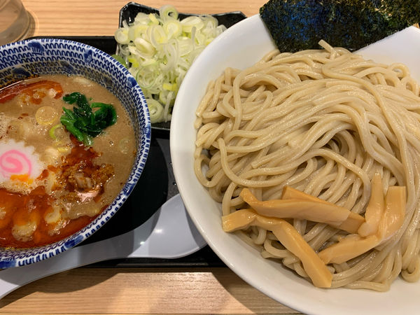 「坦々つけめん＋ねぎ増し」@舎鈴 西小山店の写真