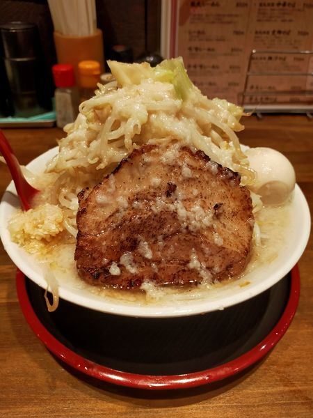 「龍丸ラーメン塩　麺野菜大盛り」@麺屋 龍丸の写真