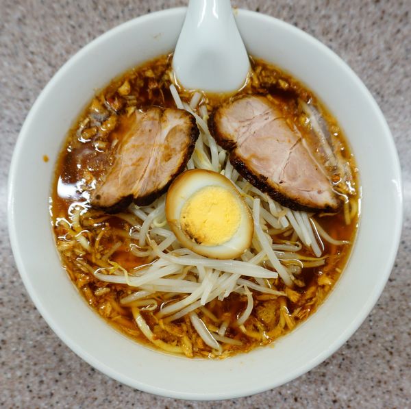 「中華麺(麺少なめ)」@中華麺店 喜楽の写真