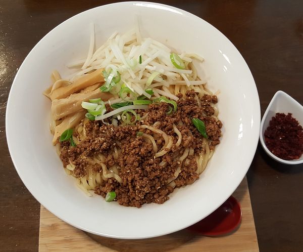 「汁なし担担麵　大盛＋辛味」@ラーメンは好きですかの写真