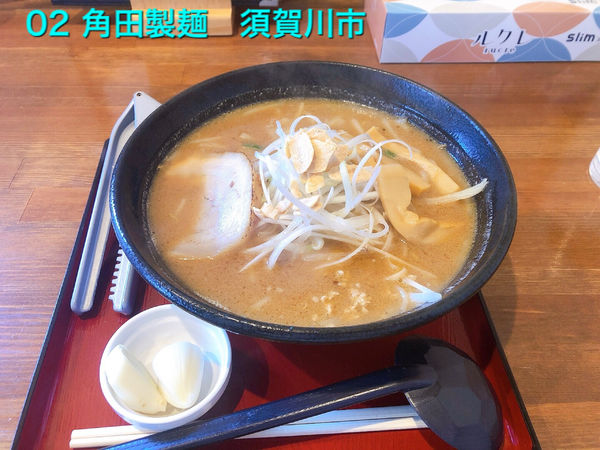 「ニンニクみそラーメン」@角田製麺 川東店の写真