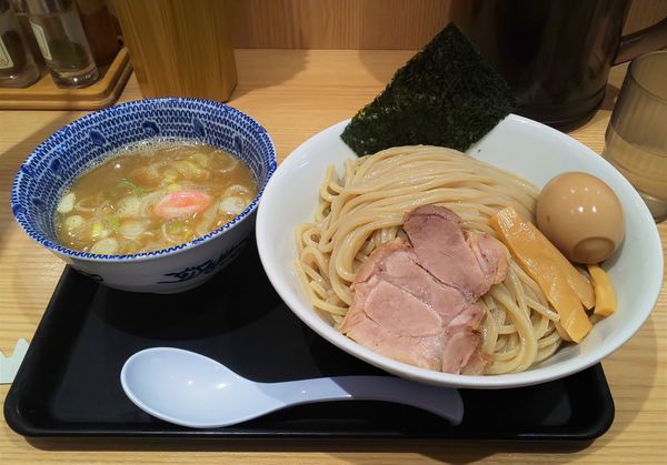 「味玉つけ麺大盛」@舎鈴 亀戸駅東口店の写真