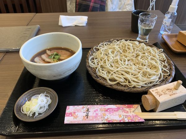 「鴨せいろ（1350円）」@戸定そば 幸の写真