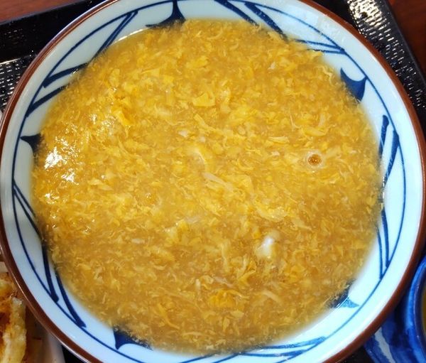 「玉子あんかけうどん並」@丸亀製麺 山形店の写真