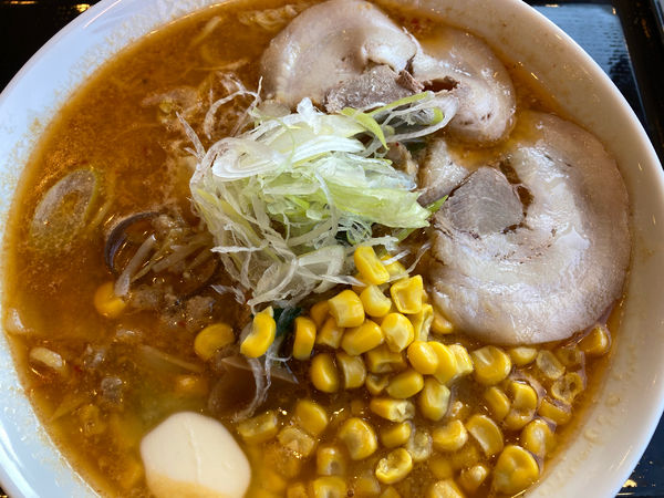 「札幌味噌ラーメン専門店けやきコーンバター入り+ひたちなか高場店限」@らあめん花月嵐 ひたちなか高場店の写真