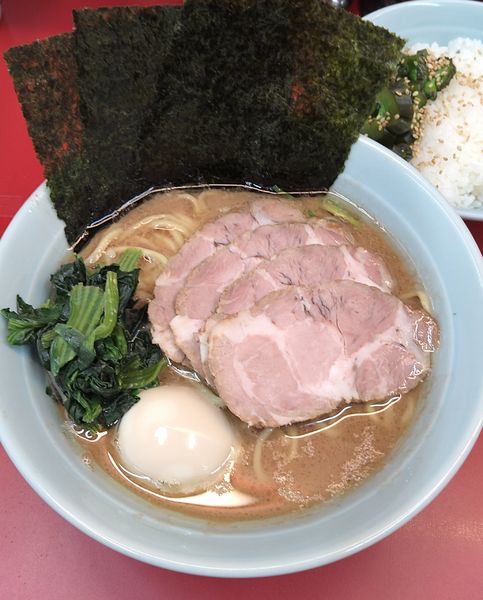「チャーシューめん」@横浜ラーメン 武蔵家 大宮店の写真