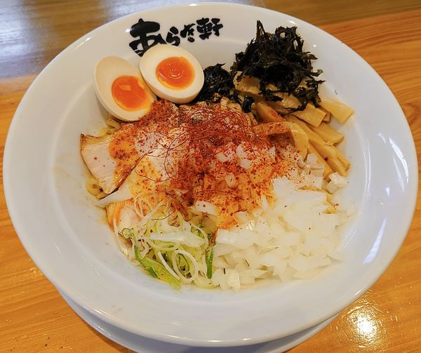 「辛まぜそば」@ニボチャチャ！！ラーメン あらき軒の写真