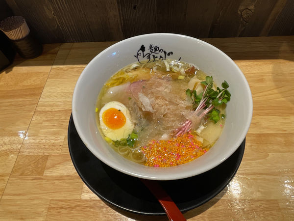 「鶏節極塩らーめん」@麺のようじの写真