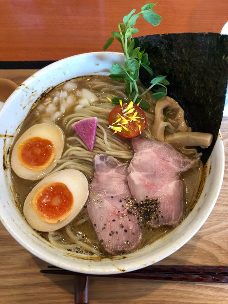 「特製煮干鶏白湯ラーメン　1000円」@麺屋 轍 豊川店の写真