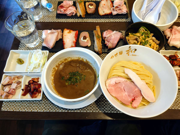 「4周年限定 濃厚蟹つけ麺、他」@つけ麺 和の写真