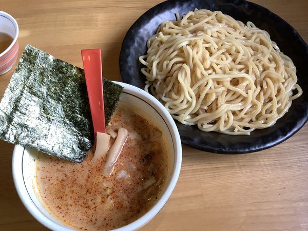 「辛味噌つけ麺　中盛」@つけ麺 ががちゃい 中山店の写真