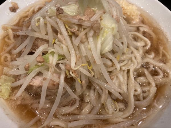 「塩ラーメン＋ヤサイ少な目＋ニンニク」@豚風。の写真