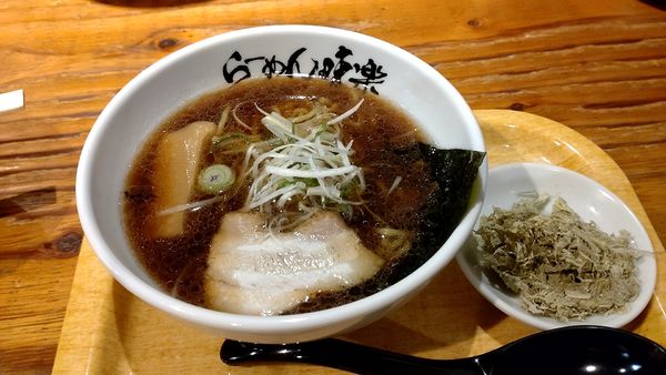 「焼き醤油らーめんミニ　600円＋とろろ昆布150円」@利尻らーめん 味楽 新横浜ラーメン博物館店の写真