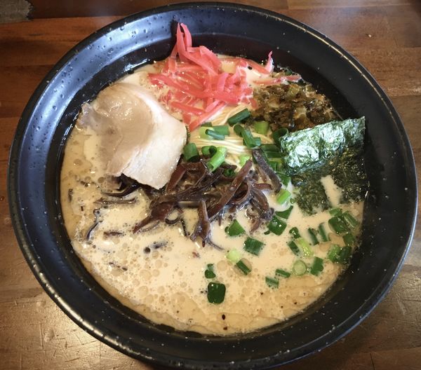 「豚骨醤油ラーメン(600¥)」@二十四代目 哲麺 大田原店の写真