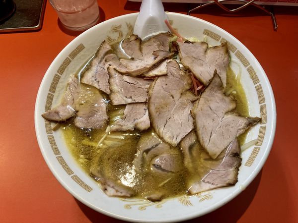 「チャーシュー麺+ニンニク」@一龍の写真