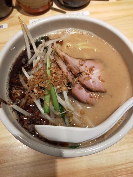 「黒味噌ラーメン」@花木流味噌 三鷹店の写真