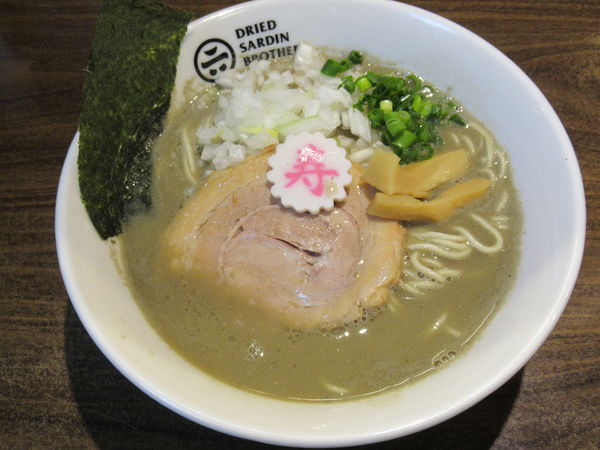 「濃厚煮干そば（800円）」@DRIED SARDIN BROTHERSの写真