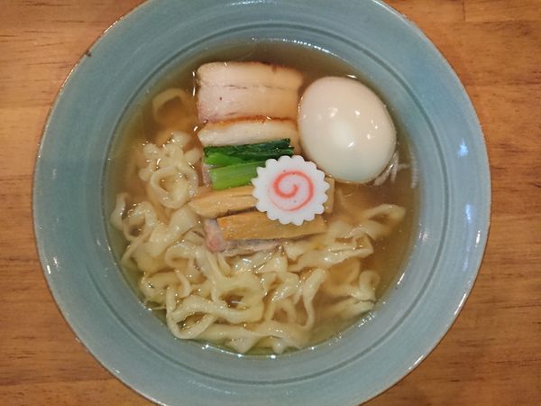 「上だしそば 限定麺 900円 ＋ 味玉150円」@だしと麺 遊泳の写真