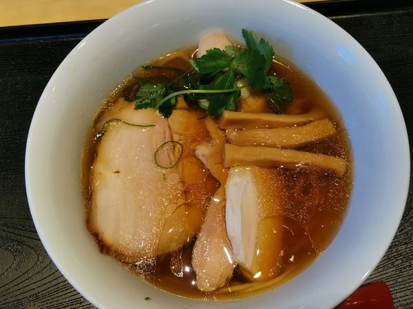 「鶏醤油らぁめん」@超純水採麺 天国屋の写真