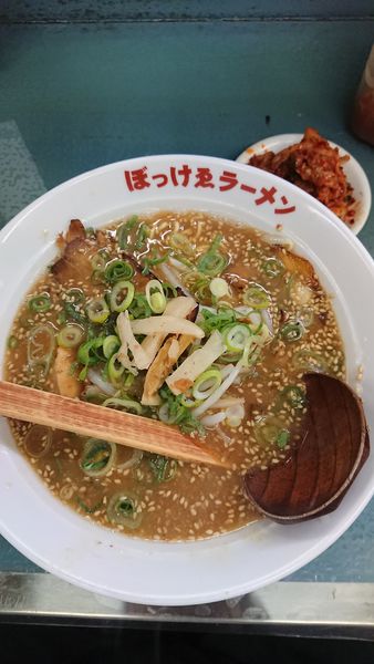 「味噌ラーメン+チーズ+からあげ4ヶ持ち帰り」@ぼっけゑラーメンの写真