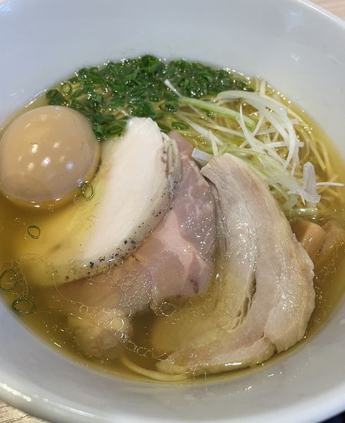 「特製塩芳醇香味そば」@麺屋 一燈の写真