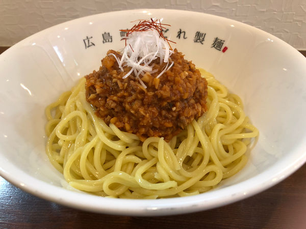 「つぶしそば」@広島蛇みだれ製麺の写真