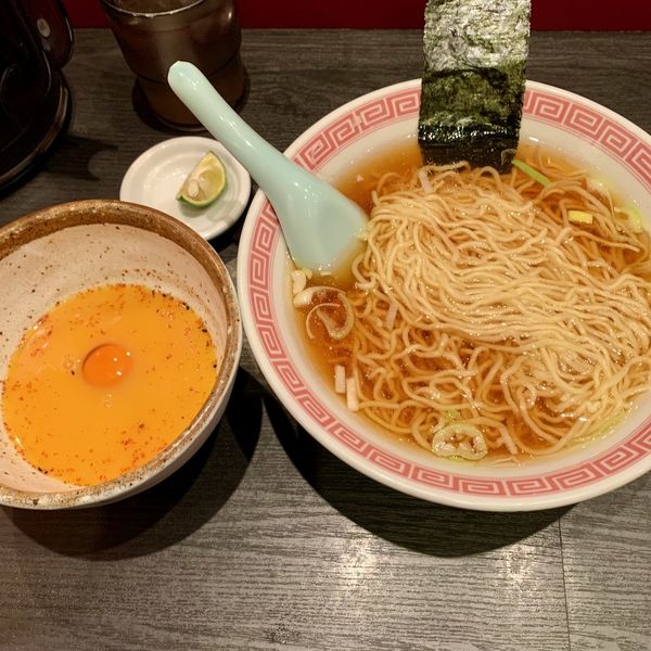 【期間限定】曲者つけ麺＋納豆（2杯目に辛味噌ラーメン）