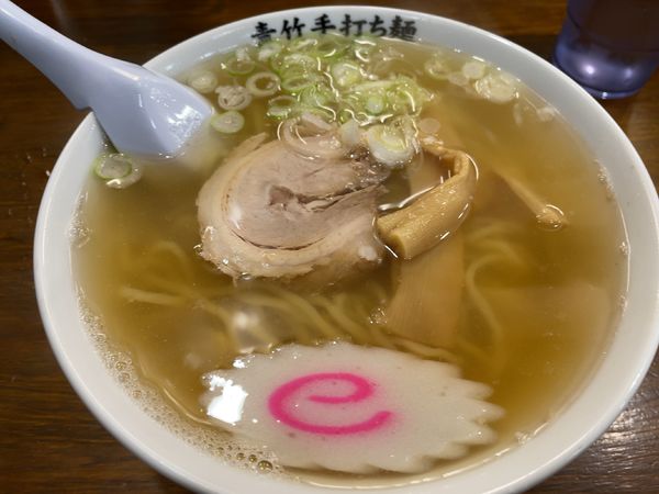 「手打ちラーメン」@青竹手打ち麺 藤谷の写真