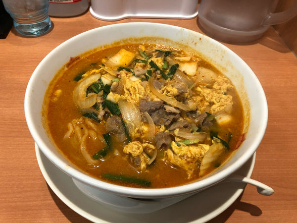 「チゲ味噌ラーメン」@日高屋 西新宿1丁目店の写真