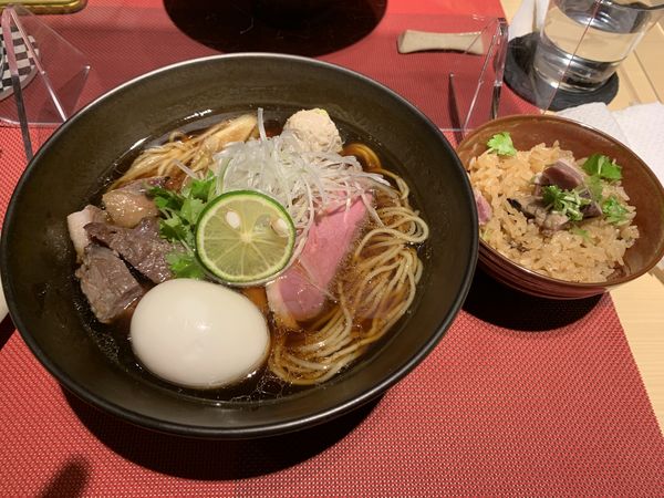 「特製紀州鴨中華そば」@鴨中華そば 楓の写真