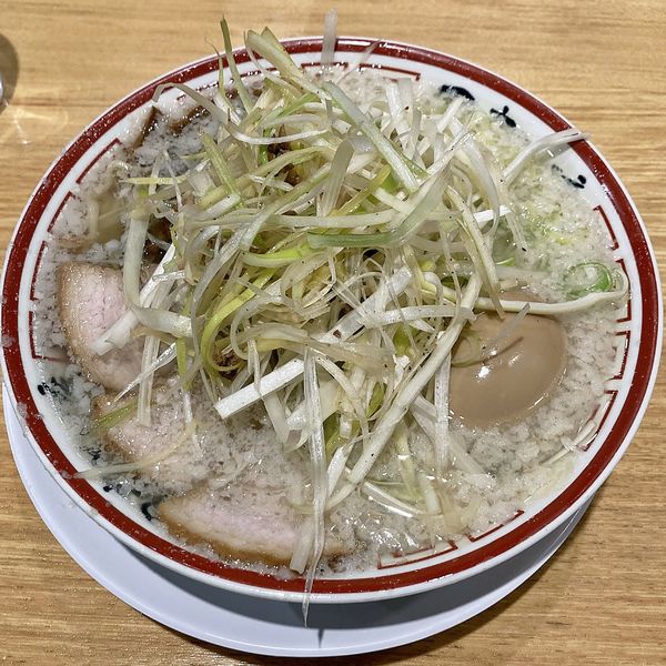 「中華そば（こってり）＋味玉＋ネギ」@中華そば専門 田中そば店 OTEMACHI ONEの写真