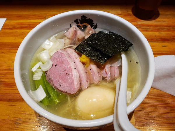 「特製鴨中華そば（塩）」@満鶏軒の写真