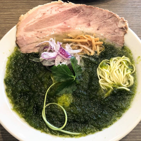 「あおさ海苔そば潮味1020円」@支那蕎麦 大丸の写真