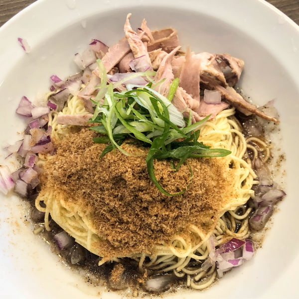 「和えそば特級魚粉4種入り300円」@支那蕎麦 大丸の写真