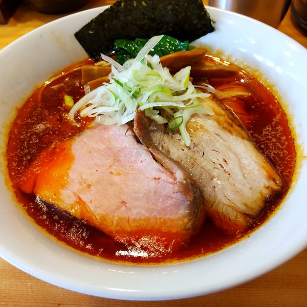 「辛中華そば（￥900）」@つけ麺 大武の写真