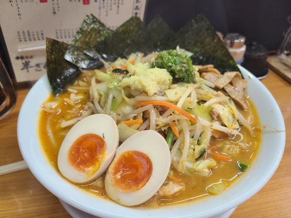 「味噌タンメン」@中華そば 半ざわの写真