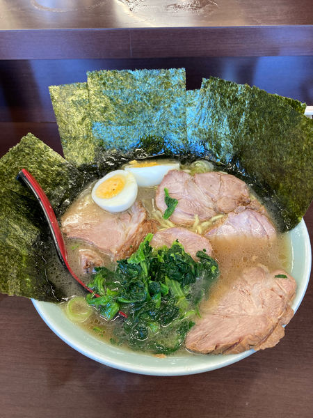 「チャーシューメン　海苔まし（玉子は店主さんご厚意）」@ラーメンショップ 二ツ橋店の写真