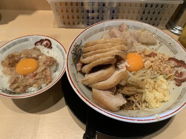 「汁なしミニ豚ダブル」@豚山 中野店の写真