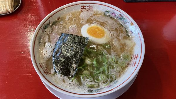 「らーめん」@中洲屋台 長浜ラーメン 初代 健太の写真