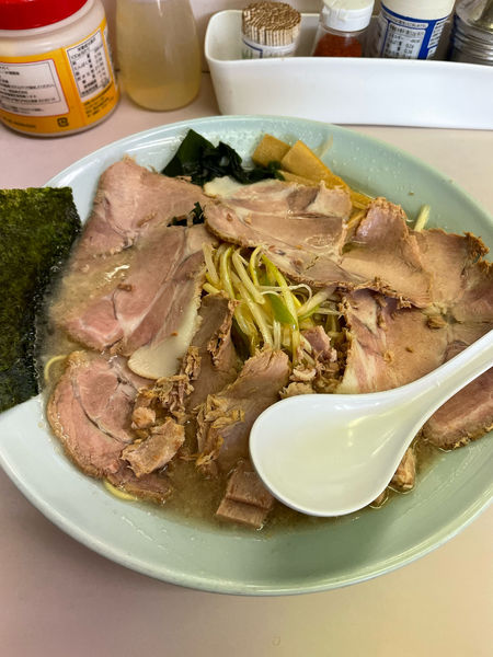 「ネギチャーシュー　中」@◯つばき食堂の写真