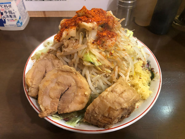 「らーめん+豚増し」@自家製麺 まさきの写真