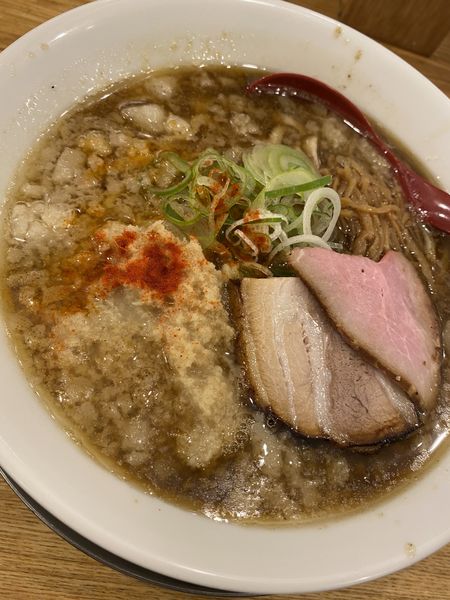 「背脂生姜そば【冬季限定】」@麺や 七彩 八丁堀店の写真