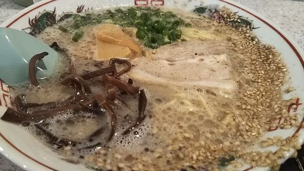 「ど豚骨」@ラーメン石見まるいち 浜田店の写真