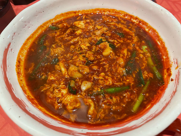 「宮崎辛麺 10辛 ニラ増し」@宮崎辛麺みやびの写真