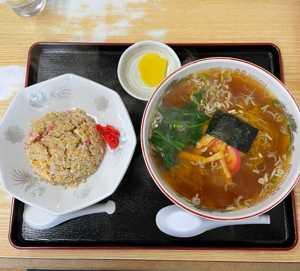 「チャーハンセット」@らーめん処 遊々亭の写真