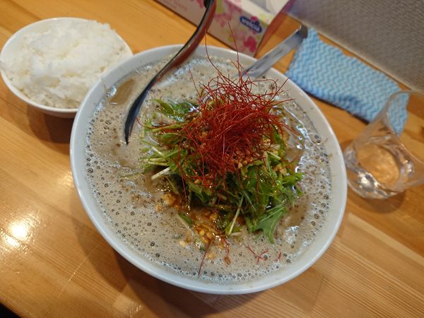 「煮干出汁担々麺 800円」@麺屋 成天の写真