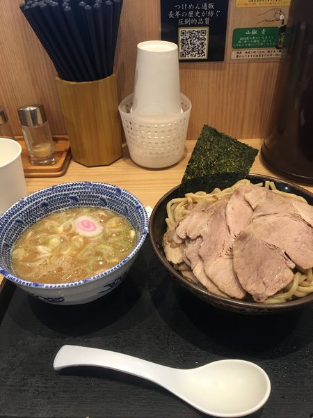 「つけ麺　チャーシュー　あつもり」@舎鈴 北品川店の写真